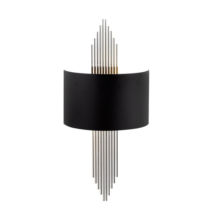 Opviq Lámpara de pared 618 - A Negro y Plata Opviq Lámpara de pared 618 - A Negro y Plata